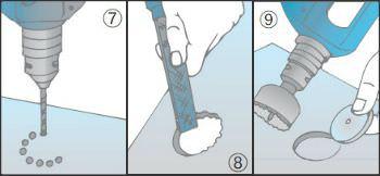 Eseguire fori grandi